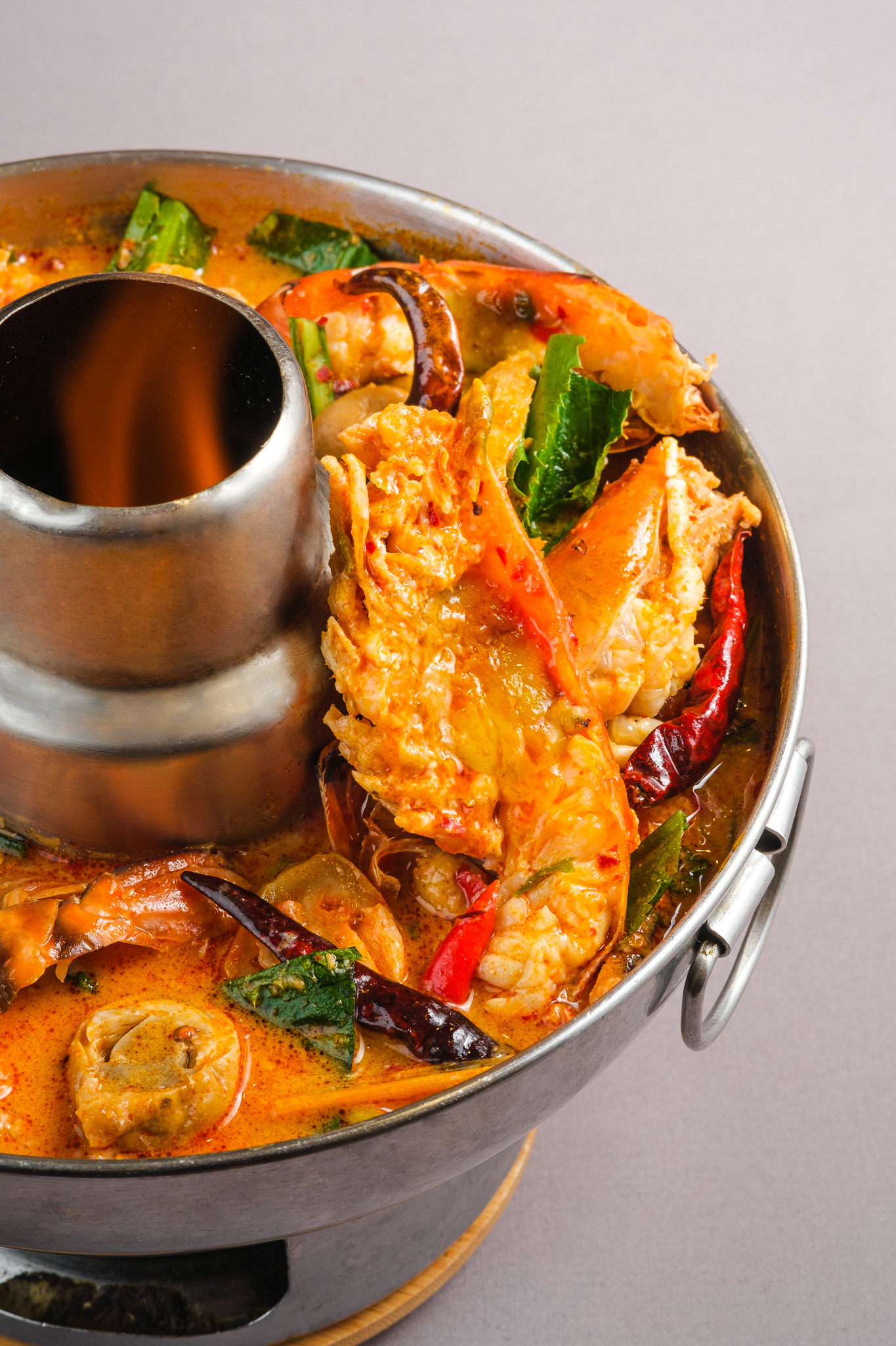 ต้มยำกุ้งแม่น้ำ น้ำข้น น้ำใส